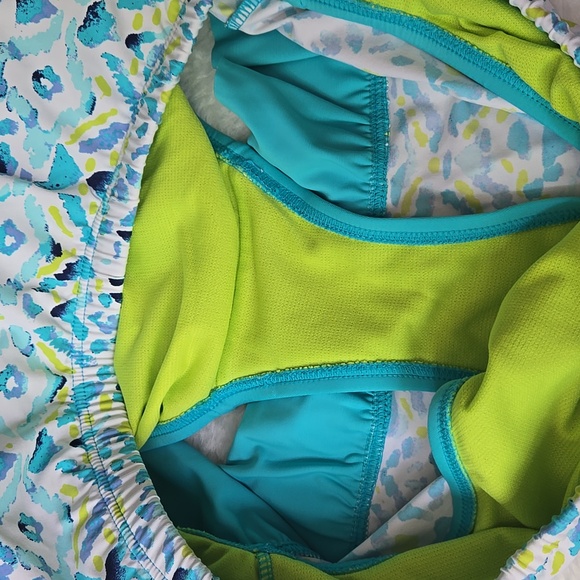 Title Nine Blue/Green Bikini Bottom, Womens Large, Great Condition - Picture 7 of 10